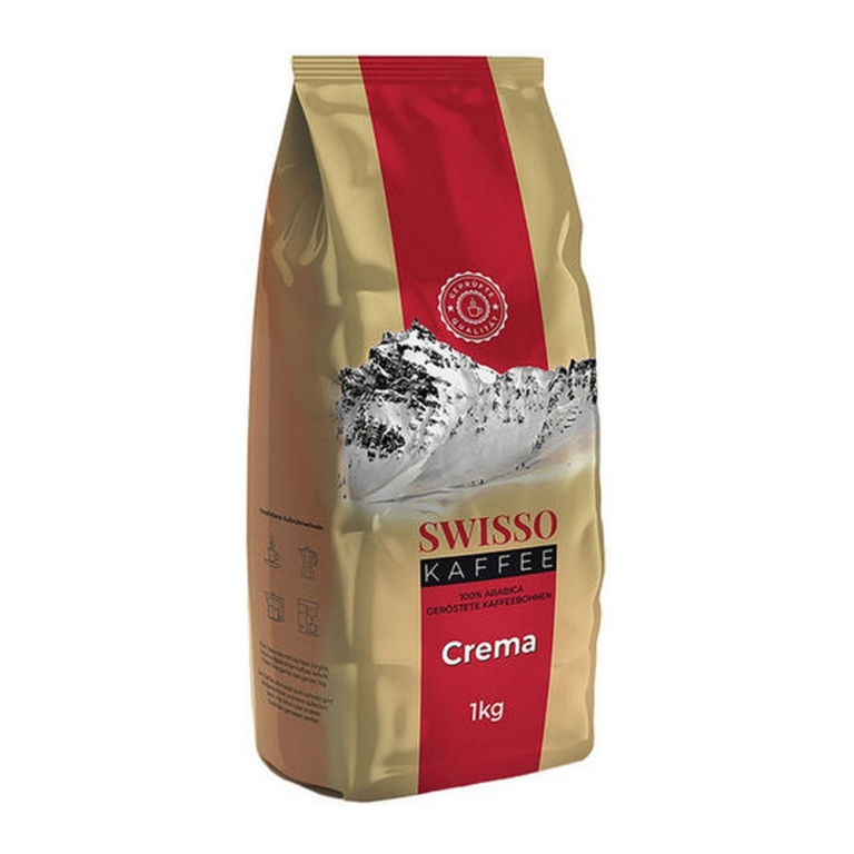 Swisso | Koffie Crema Bonen | 8 x 1 kg