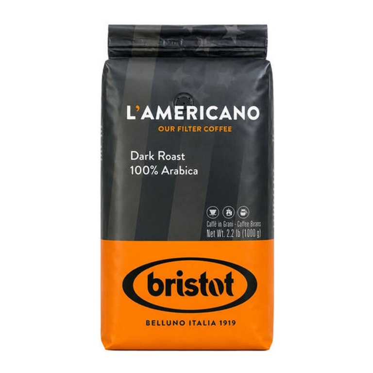 Bristot | L'Americano Dark Roast 100% Arabica | 6 x 1 kg