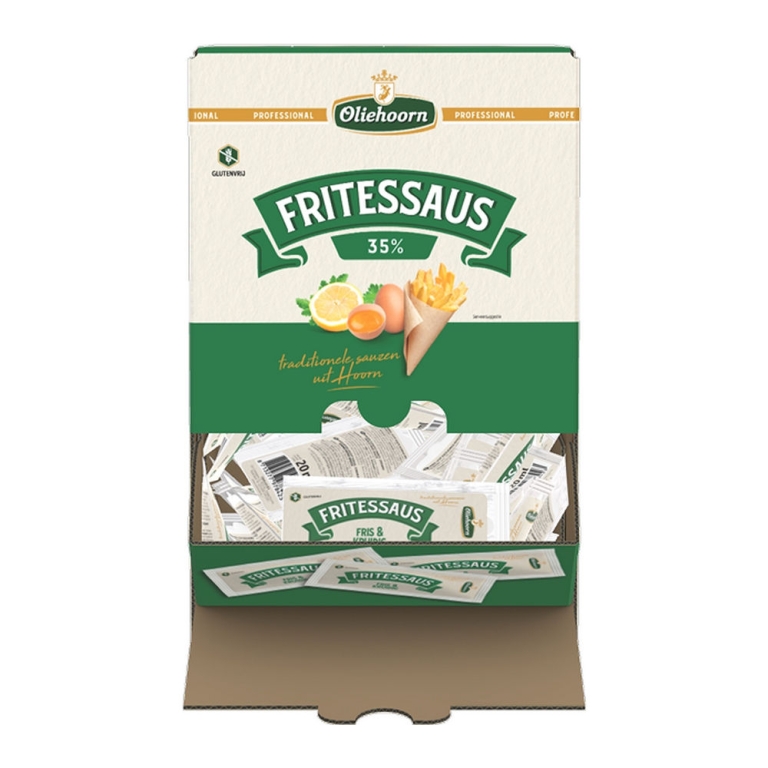Oliehoorn | Fritessaus 35% | 198 x 20 ml sachets