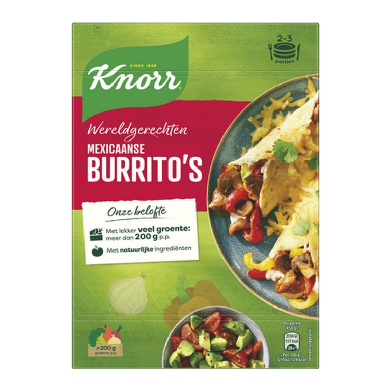 Knorr | Wereldgerechten | Mexicaanse Burritos | 6 x 228 gram