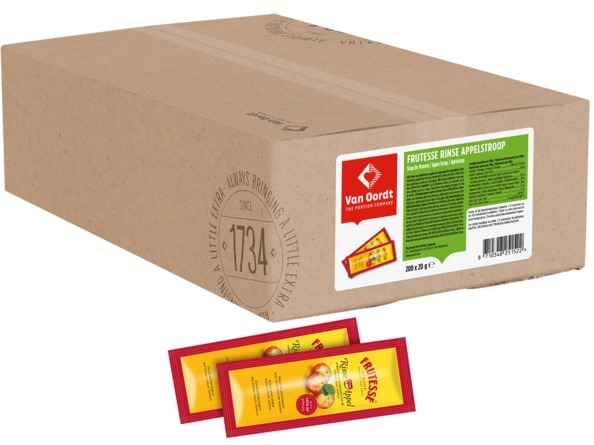 Frutesse | Broodbeleg | Rinse Appelstroop | 200 x 20 gram