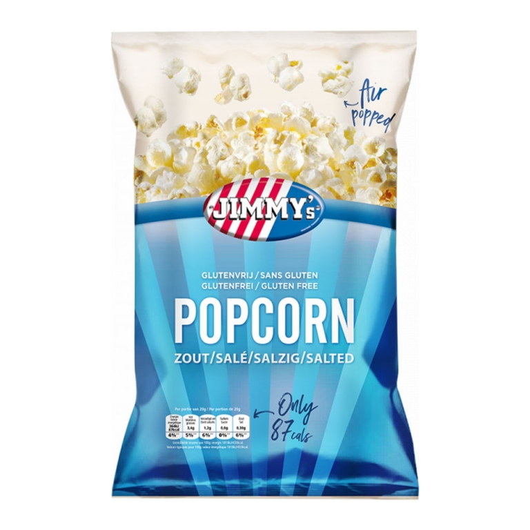Jimmy&#39;s | Popcorn Zout Zak | 12 x 40 gram