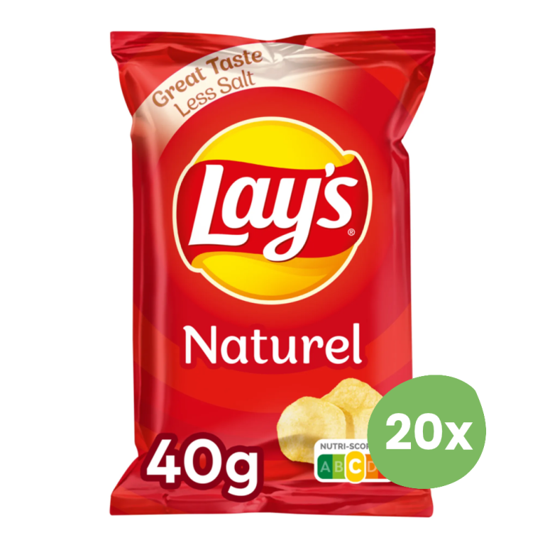 Lay's | Naturel | 20 x 40 gram