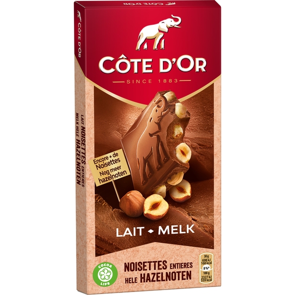 Côte d'Or | Melk Hele Noten | 9 x 180 gram