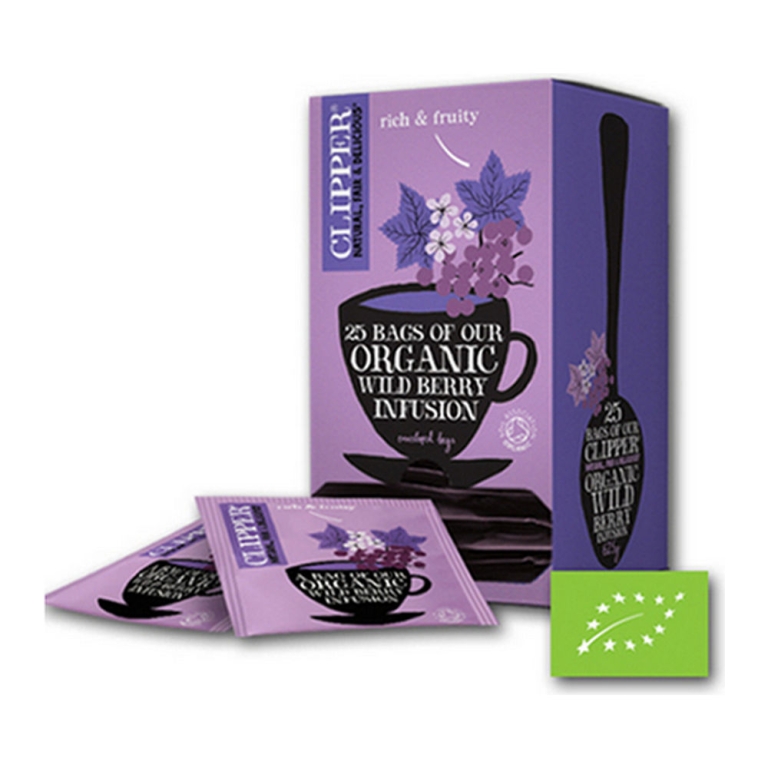 Clipper | Infusion Berry Burst Bio | 6 x 25 stuks