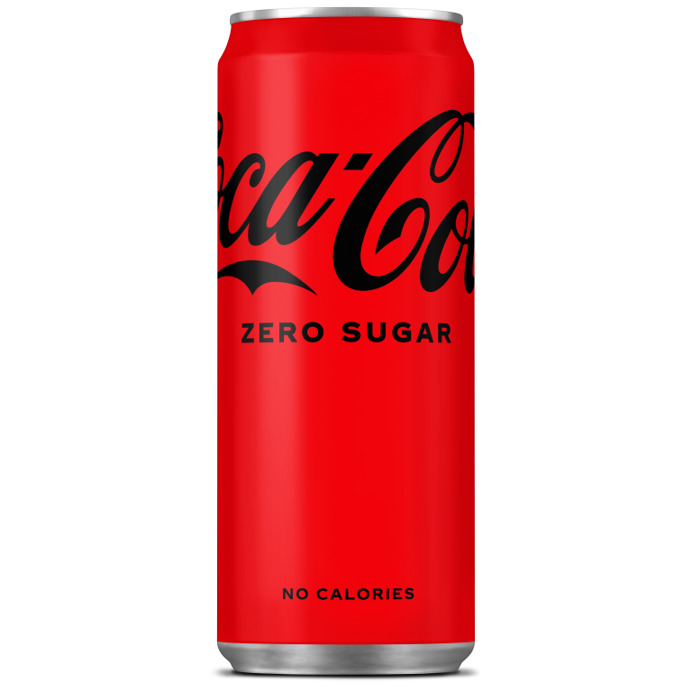 Coca Cola | Zero | Sleek Blik | 24 x 33 cl