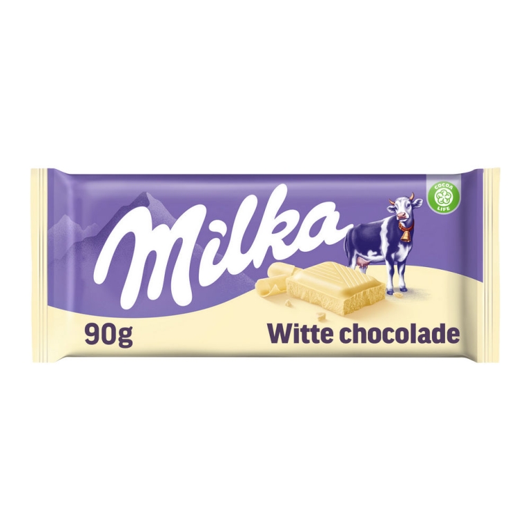 Milka | Wit Flowpack | 24 x 90 gram