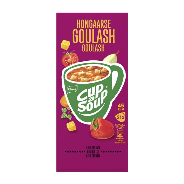 Knorr | Cup-A-Soup Hongaarse Goulash | 21 x 175 ml