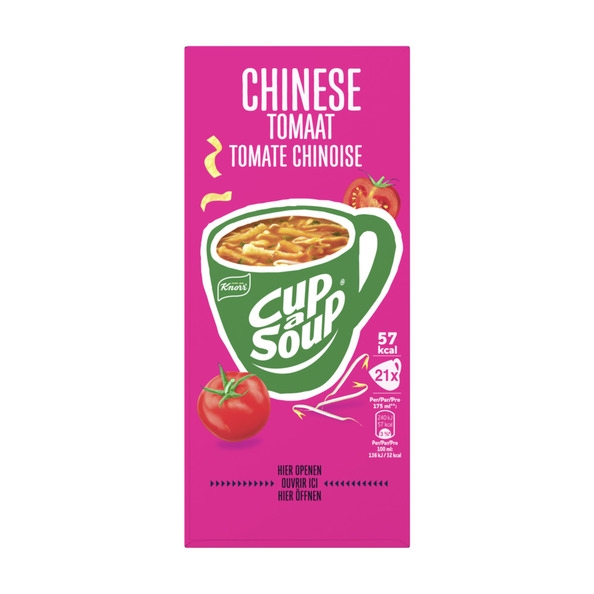 Knorr | Cup-A-Soup Chinese Tomaat | 21 x 175 ml