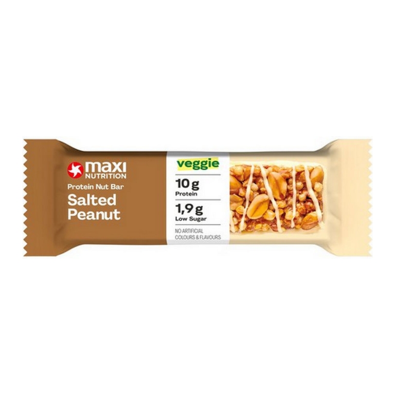 Maxi Nutrition | Protein Nut Bar Salted Peanut | 12 x 46 gram