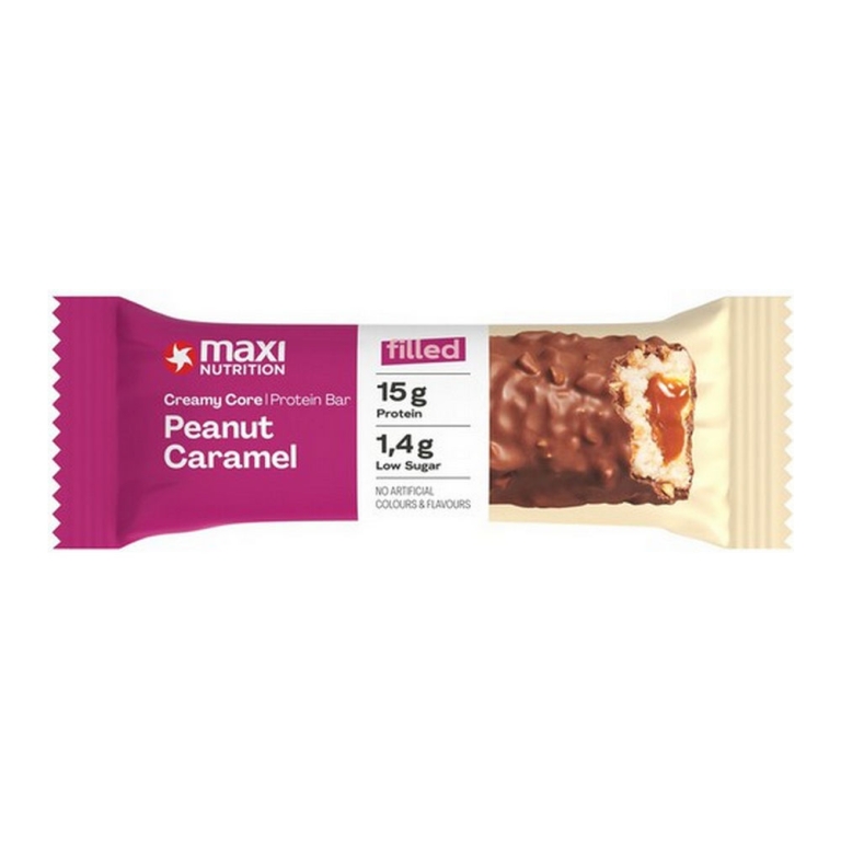 Maxi Nutrition | Creamy Protein Bar Peanut Caramel | 12 x 45 gram