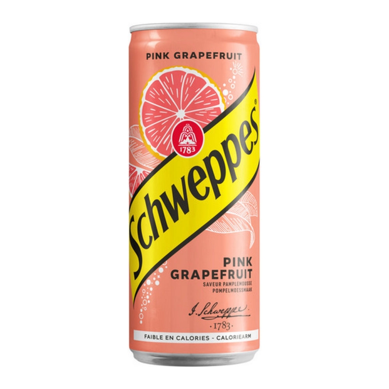 Schweppes | Pink Grapefruit | Blik | 24 x 33 cl