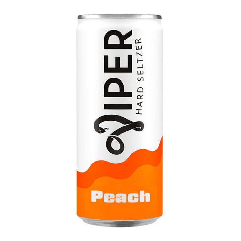 Viper | Hard Seltzer Peach | Blik | 12 x 25 cl