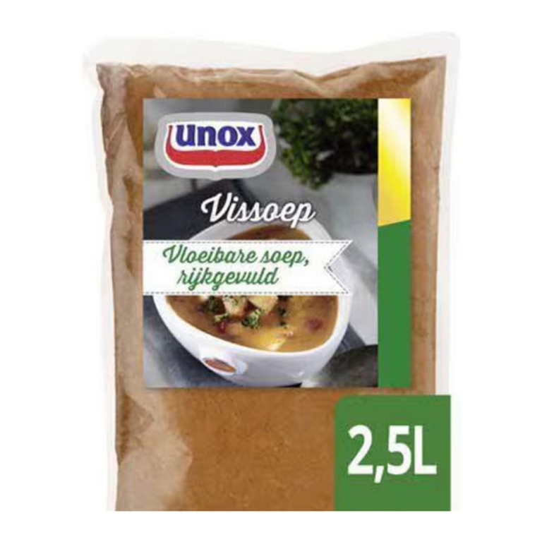 Unox | Vissoep Zak | 4 x 2.5 liter