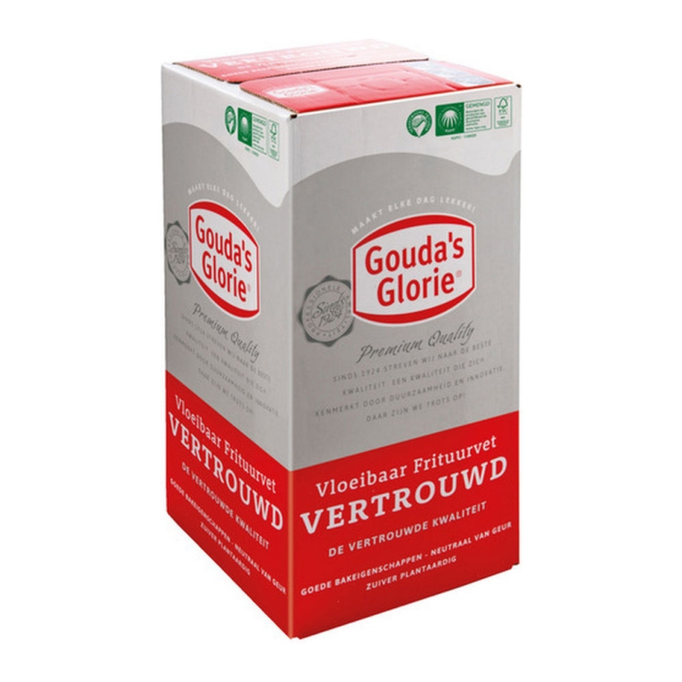 Gouda's | Glorie Frituurvet Vloeibaar Vertrouwd | Bag-in-Box | 10 liter