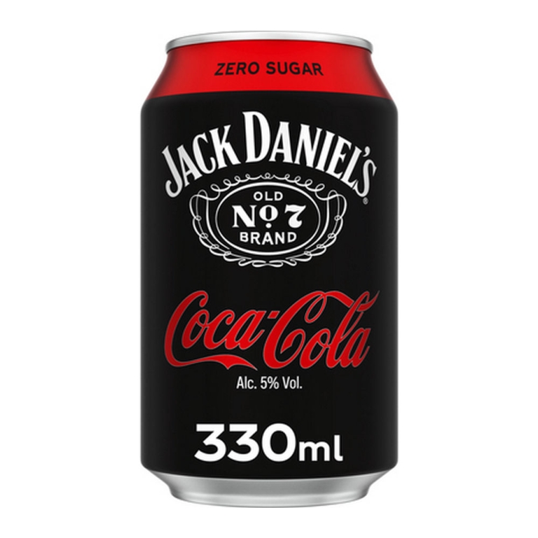 Jack | Daniel's & Coca Cola Zero | Blik | 12 x 33 cl