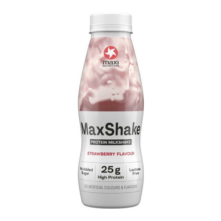 Maxi Nutrition | Maxshake Strawberry Pet | 12 x 330 ml