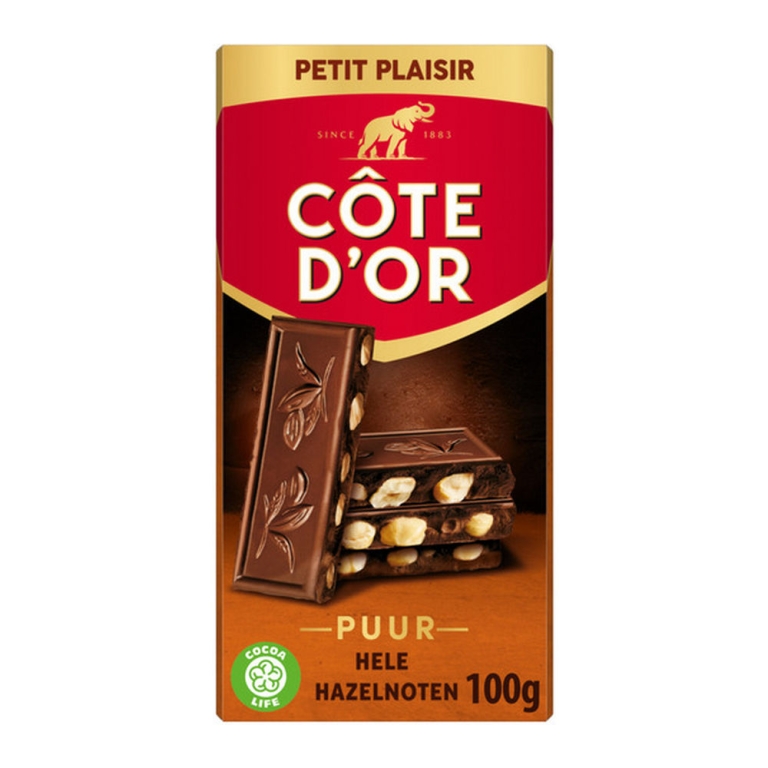 Cote D'Or | Bloc Puur/Noot | 20 x 100 gram