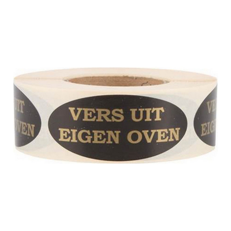 Sticker Vers Uit Oven | 500 stuks