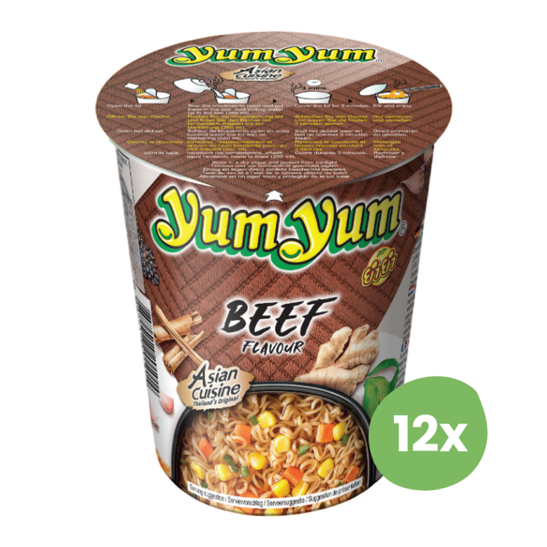 Yum Yum | Rund Noedels Soep Cup | 12 x 70 gram