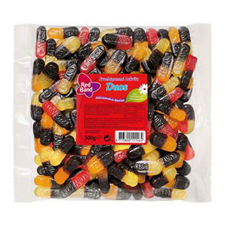 Red Band | Fruchtgummi Lakritz Duos | 12 x 500 gram