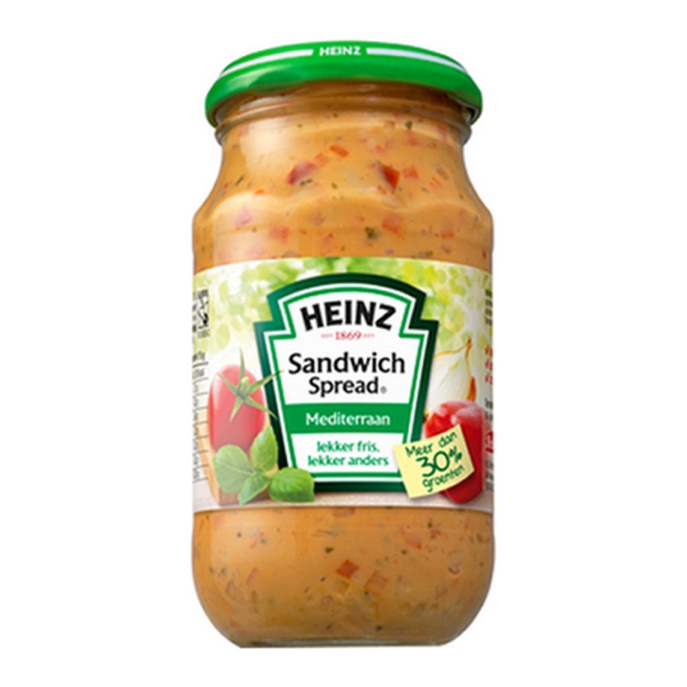 Heinz | Sandwich Spread Mediterraan | 8 x 300 gram