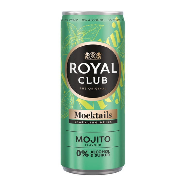 Royal Club | Mojito 0% Blik | 12 x 25 cl
