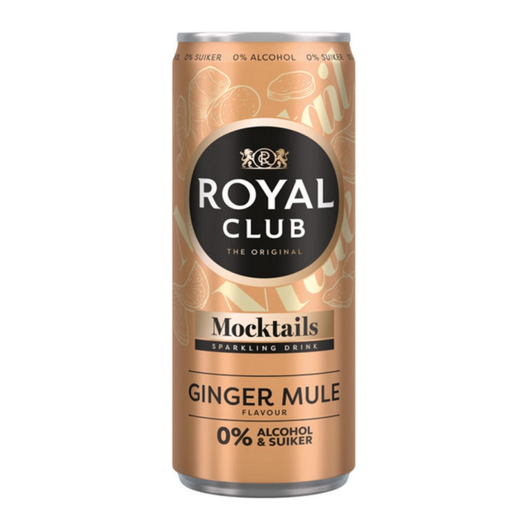 Royal Club | Ginger Mule 0% Blik | 12 x 25 cl