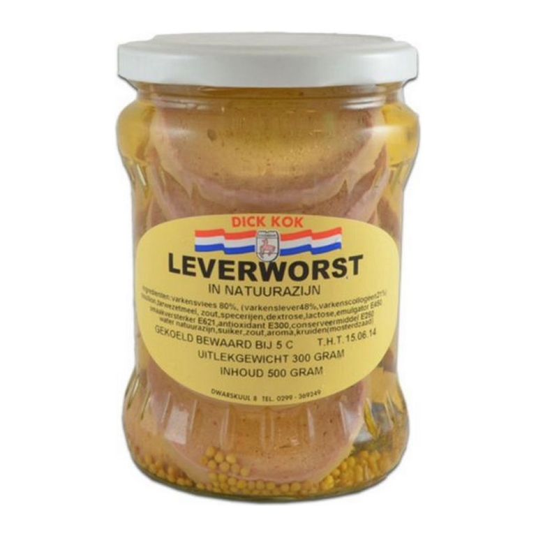 Dick Kok | Leverworst Plakken | 300 gram