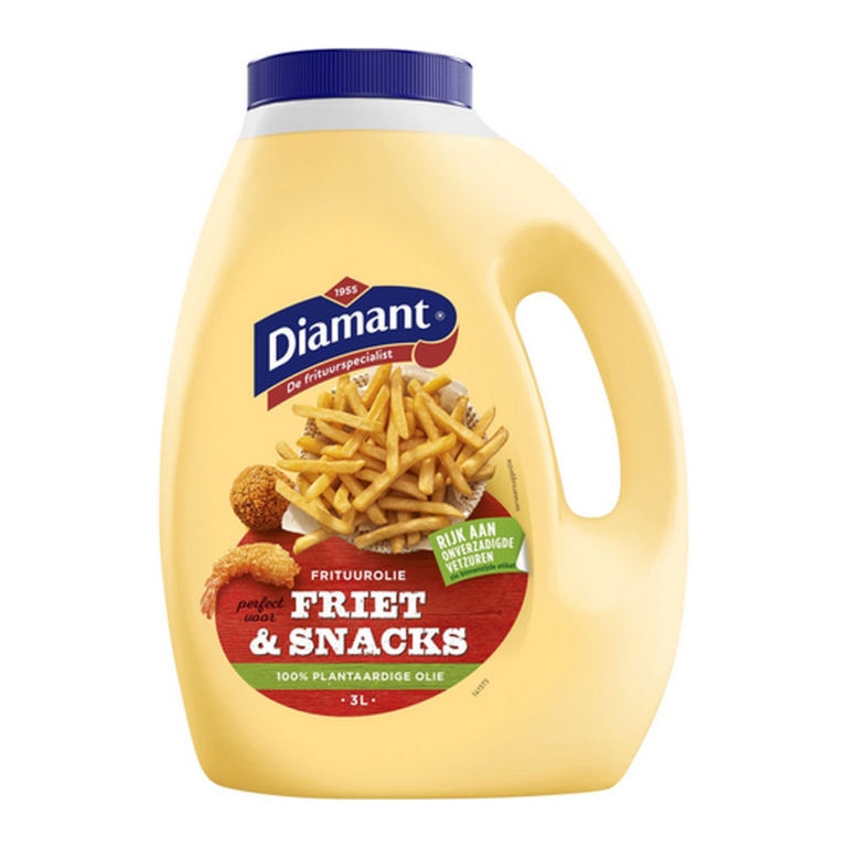 Diamant | Frituurolie Friet & Snacks | 4 x 3 liter
