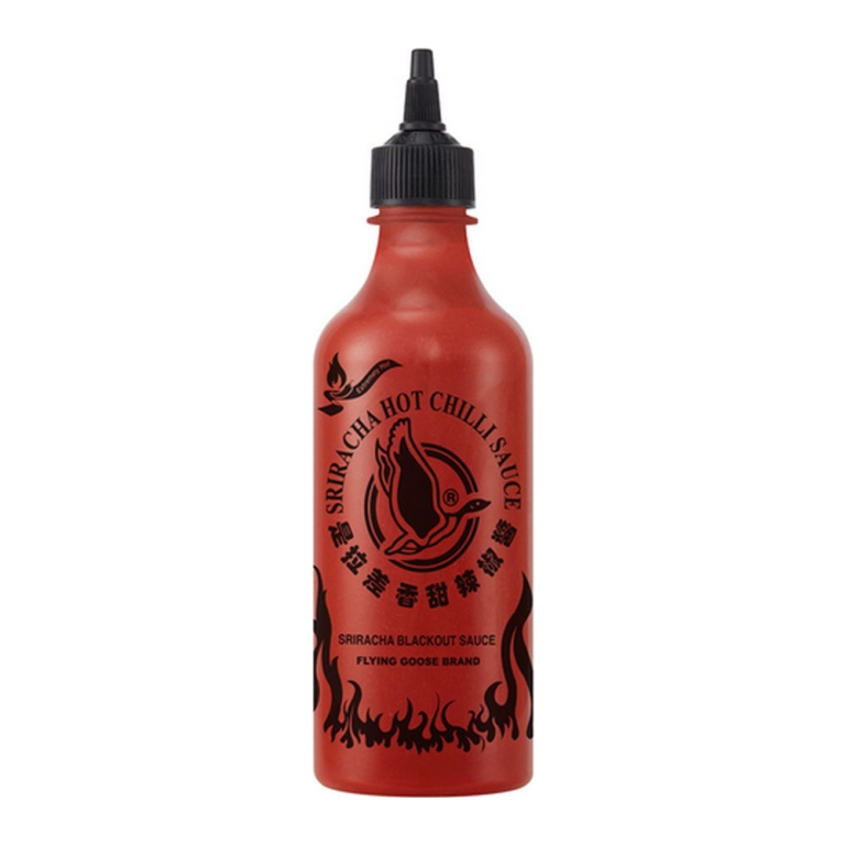 Sriracha | Chilisaus Black Out | 12 x 455 ml