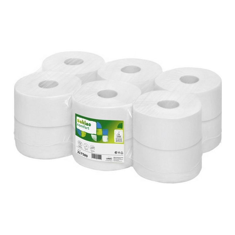 Satino | CF2 Jumbo Toiletpapier Centerfeed | 12 x 180m