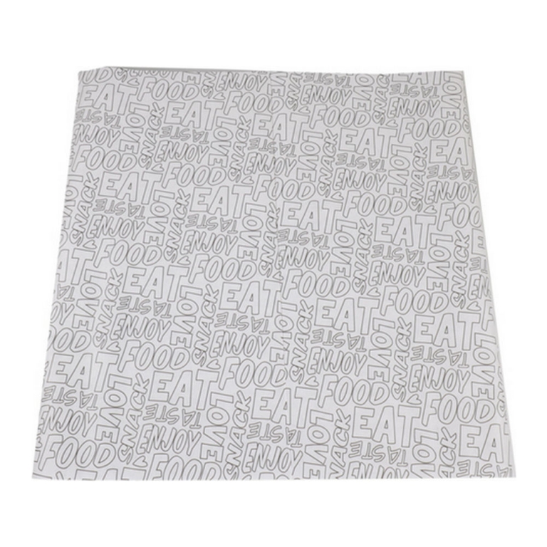 Snackvel | Words | 33x34 cm | 1000 stuks