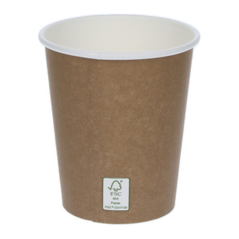 Kartonnen Beker | Kraft FSC 230cc | 1000 stuks