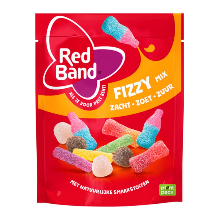 Red Band | Snoepmix Fizzy | 10 x 215 gram