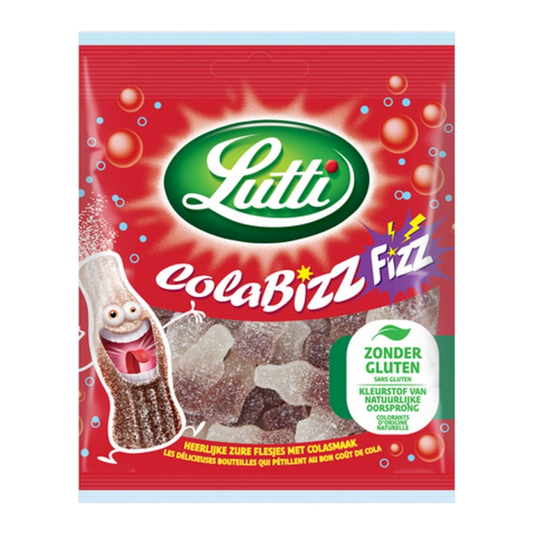 Lutti | Colabizz Fizz Zakje | 12 x 80 gram