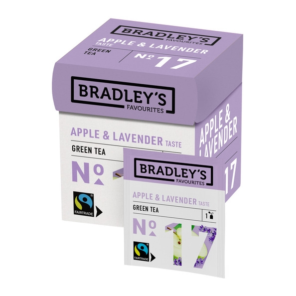 Bradley's | Favourites Green Tea Apple Lavender | 6 x 12 x 1,75 gram
