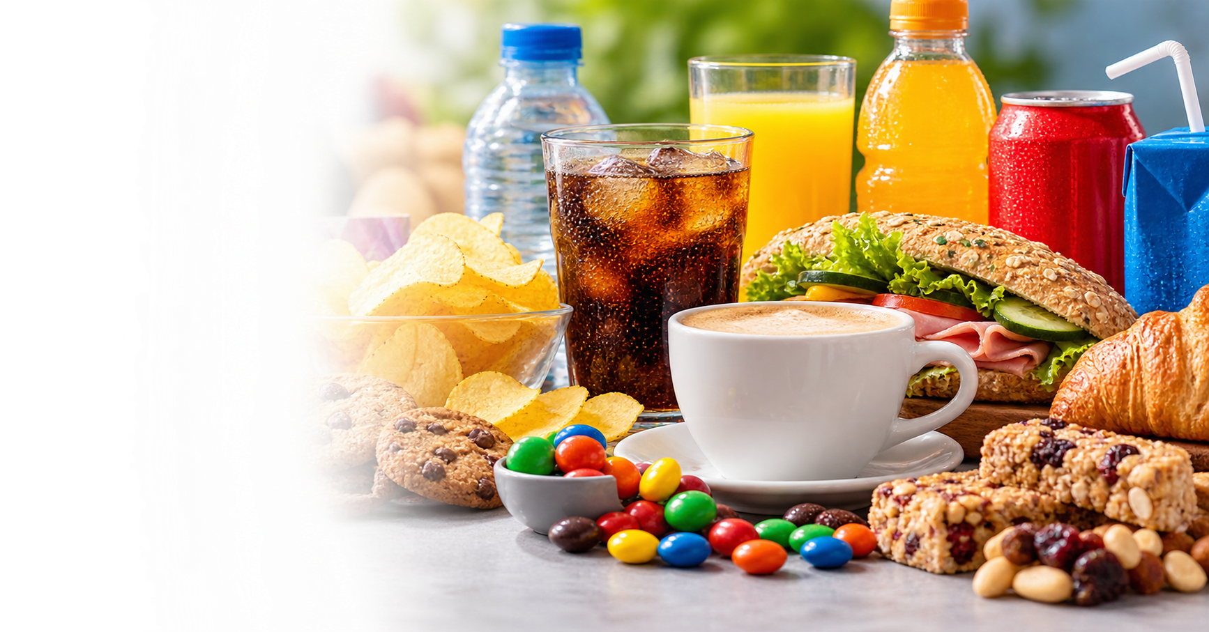 Eten en drinken in zakelijke hoeveelheden