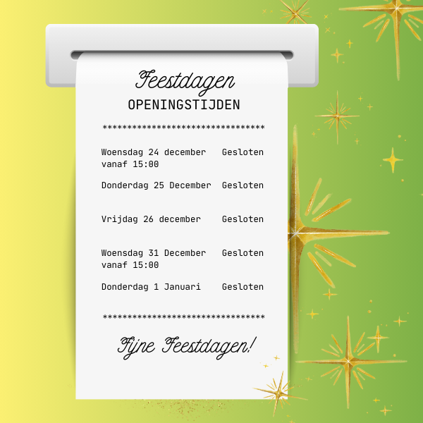 Aangepaste openingstijden rond de feestdagen