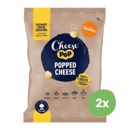 Cheesepop | Gepofte Cheddar Kaas | 2 x 500 gram