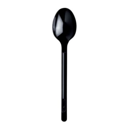Lepel | Herbruikbaar Zwart PP 185mm | 50 stuks