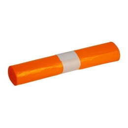 Afvalzak | Oranje 58x100cm T23 | 25 x 20 stuks
