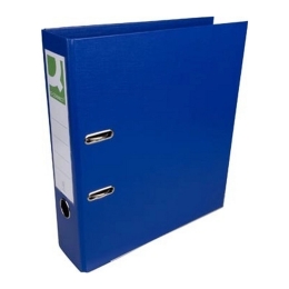 Q-Connect | Ordner A4 Donkerblauw Rug 8cm | Per stuk