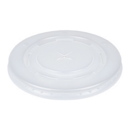 Deksel | Milkshakebeker Plat 90mm Plastic | 50 stuks
