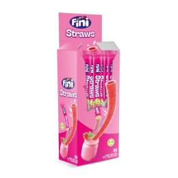 Fini | Straws Strawberry | 50 x 25 gram