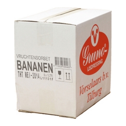 Gruno | Sorbetsaus Banaan | 990 ml