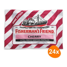 Fisherman's Friend | Cherry Suikervrij | 24 stuks