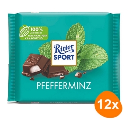 Ritter Sport | Pepermunt | 12 x 100 gram