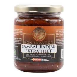Koningsvogel | Sambal Badjak Heet | 280 gram