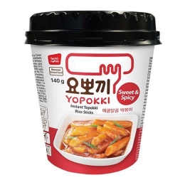 Yopokki | Instant Topokki Sweet&Spicy | 12 x 140 gram